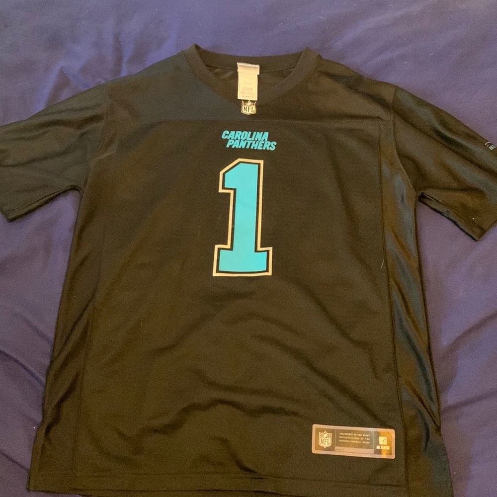 Cam newton panthers jersey